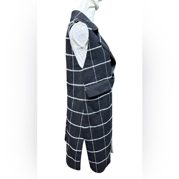 Anthropologie Quinn Windowpane Vest sweater size one size - Picture 3 of 6